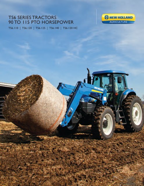 ts6 series tractors 90 to 115 pto horsepower - New Holland