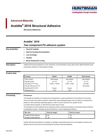 TDS-Araldite 2018 - DanLube