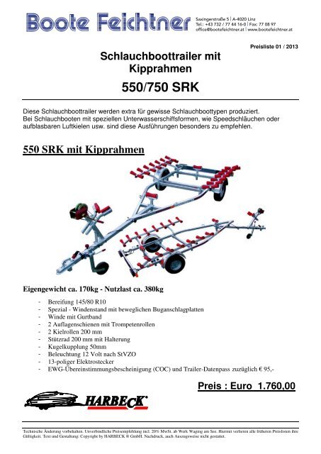 550/750 SRK - Boote Feichtner