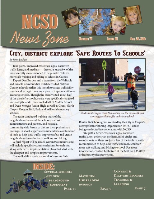 October 2010 NCSD News Zone - Natrona County Schools