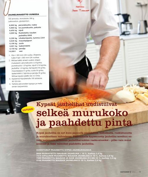 kuin pannulla ruskistettua - Saarioinen