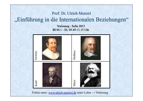 Download als *.pdf, 2321 KB - Prof. Dr. Ulrich Menzel