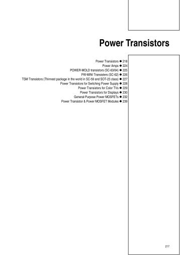 Power Transistors - maxdat.eu