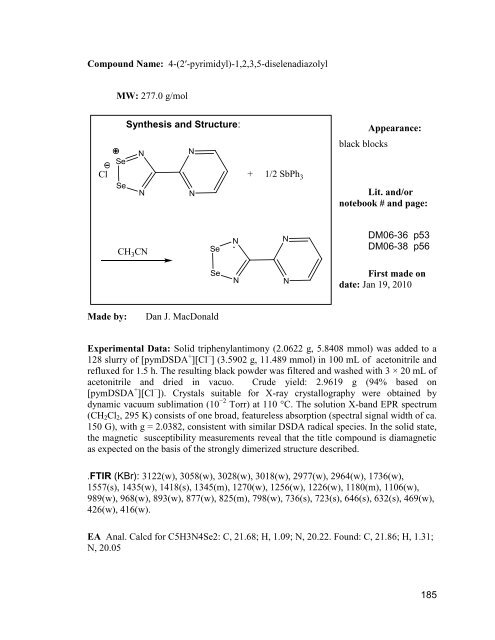 1,2,3-Dithiazolyl and 1,2,35-Dithiadiazolyl Radicals as Spin-Bearing ...