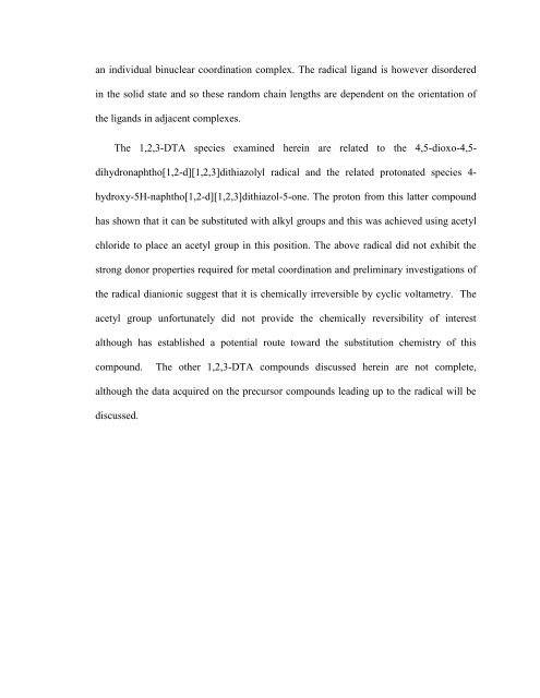 1,2,3-Dithiazolyl and 1,2,35-Dithiadiazolyl Radicals as Spin-Bearing ...