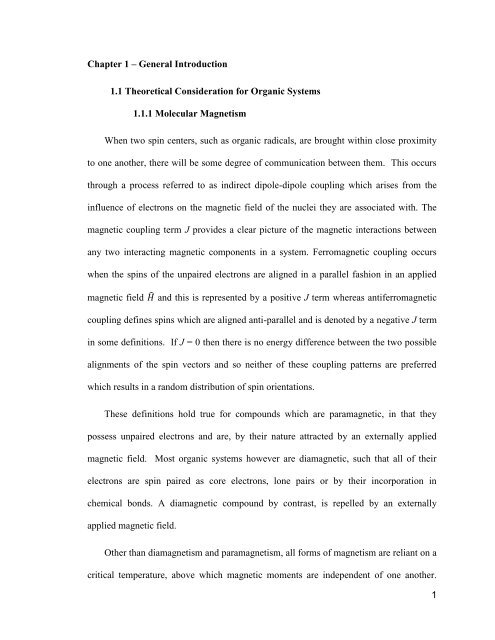 1,2,3-Dithiazolyl and 1,2,35-Dithiadiazolyl Radicals as Spin-Bearing ...