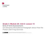 Grade 3 ELA Module 2A, Unit 2, Lesson 13 - EngageNY