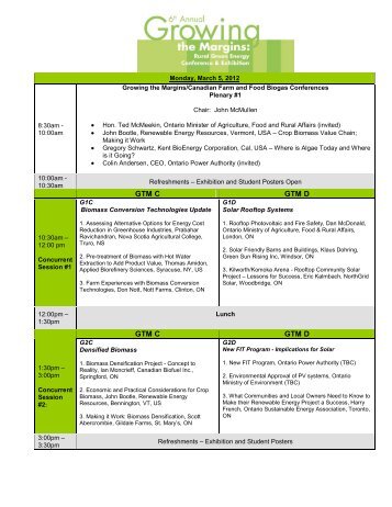 April 2-5th, 2008 - Green Rural Opportunities Summit and Exhibition