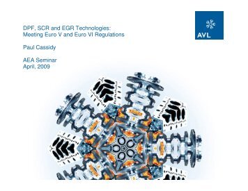 Meeting Euro V and Euro VI Regulations Paul Cassidy AEA Seminar ...