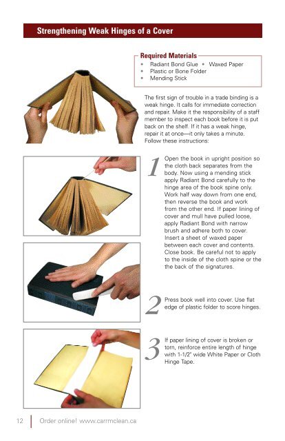 Book Protection & Repair Guide - CARR McLEAN