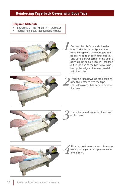 Book Protection & Repair Guide - CARR McLEAN