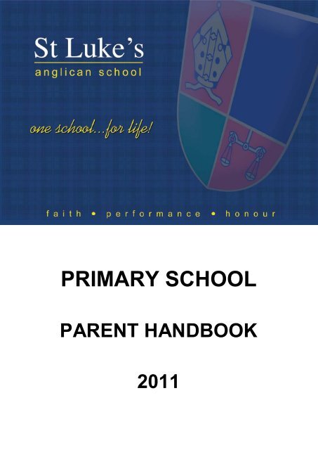 PRIMARY SCHOOL - St Luke's Anglican School