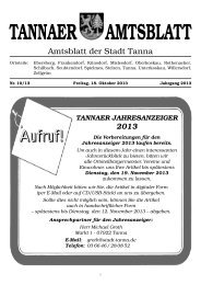 Oktober 2013 - Stadtverwaltung Tanna