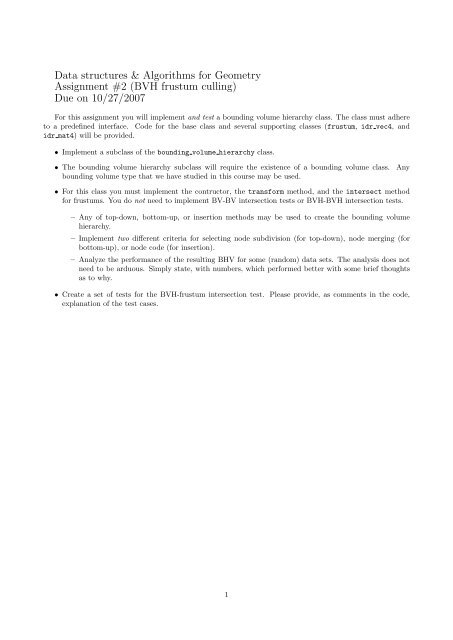 Bvh Frustum Culling Freedesktop Org