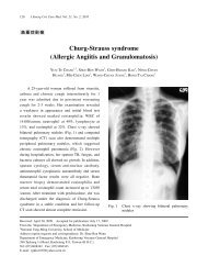 Churg-Strauss syndrome (Allergic Angiitis and Granulomatosis)