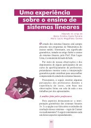 Uma experiÃªncia sobre o ensino de sistemas lineares - Ufrgs.br