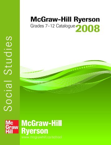 Social Studies - McGraw-Hill Ryerson