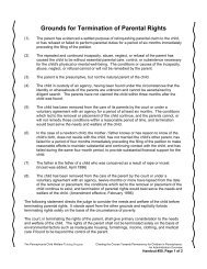 consent to termination of parental rights