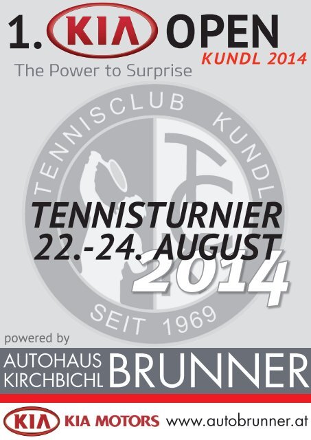 1. KIA OPEN Tennisturnier in Kundl