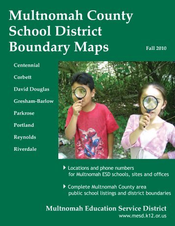 Multnomah County School District Boundary Maps