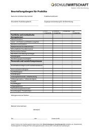 Beurteilungsbogen fÃƒÂ¼r Praktika - Schule Wirtschaft BW