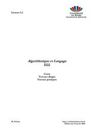 Algorithmique et Langage - Pages de Michel Deloizy - Free