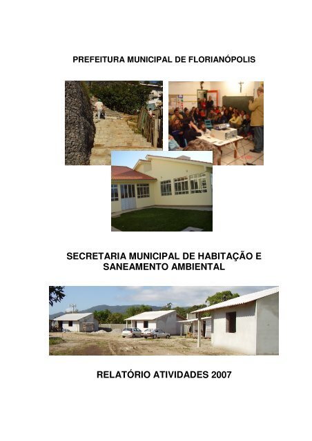 secretaria municipal de habitaÃ§Ã£o e saneamento ambiental relatÃ³rio ...