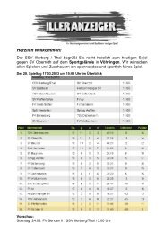 pdf-Druckversion - SSV Illerberg/Thal