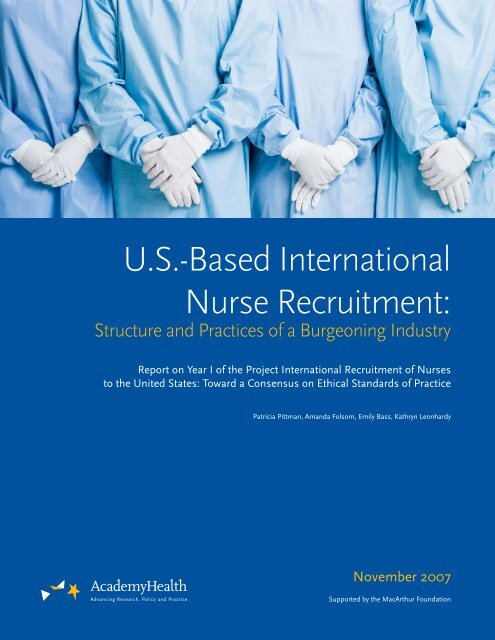 US-Based International Nurse Recruitment: Structure and Practices