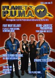 Issue 5 - Professional Unification of Martial Arts