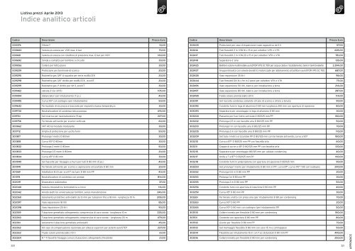 Listino prezzi aprile 2013 - PDF - Vaillant