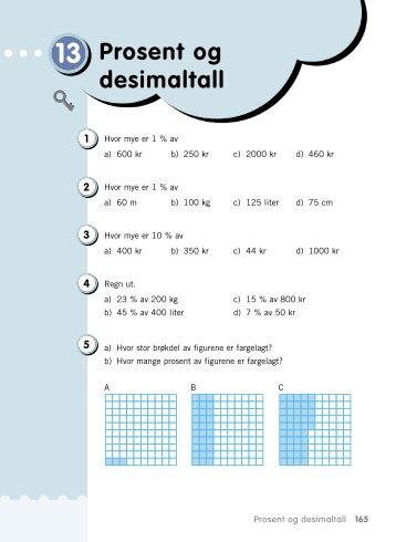 Prosent og desimaltall - Cappelen Damm