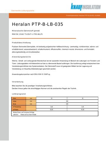 Heralan PTP-B-LB-035