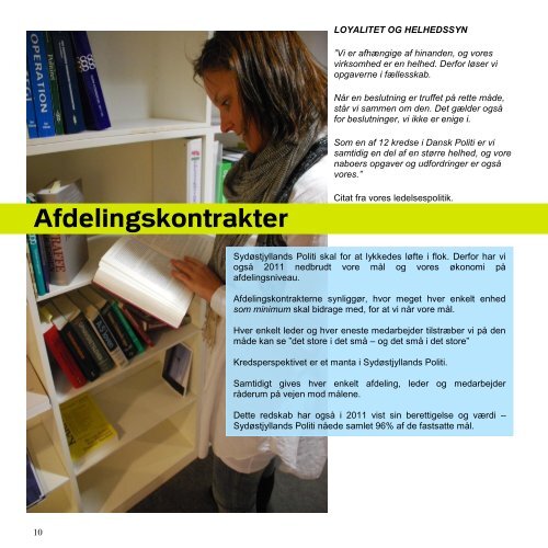 Ãrsberetning 2011 SydÃ¸stjyllands Politi - Politiets