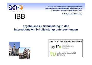 IGLU 2006 - Schulleitungssymposium