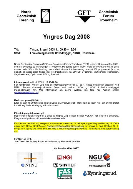Yngres Dag 2008 - NGI