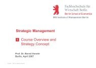 Strategic Management Course Overview and Strategy Concept