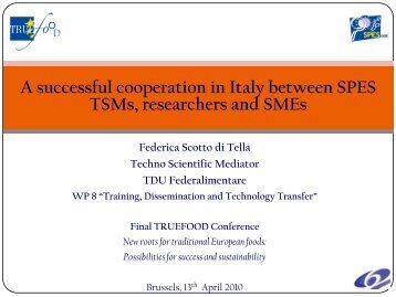 Presentation Scotto di Tella FED - truefood