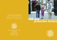 Risk and protective factors - Youth justice