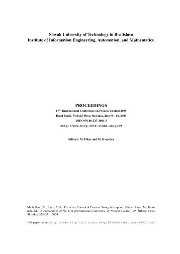 Predictive Control of Pressure Swing Adsorption