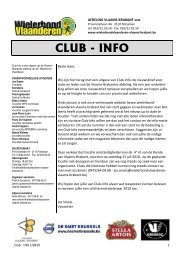 Club-Info Nr 1/2010 - afdeling Vlaams-Brabant