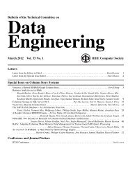 Bulletin Of The Technical Committee On June 05 Ieee Computer