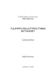 VTT:n todistus - Tulipiippu