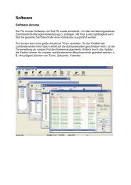 Salto_Zutrisskontrollsoftware (pdf) - DZ Schliesstechnik GmbH