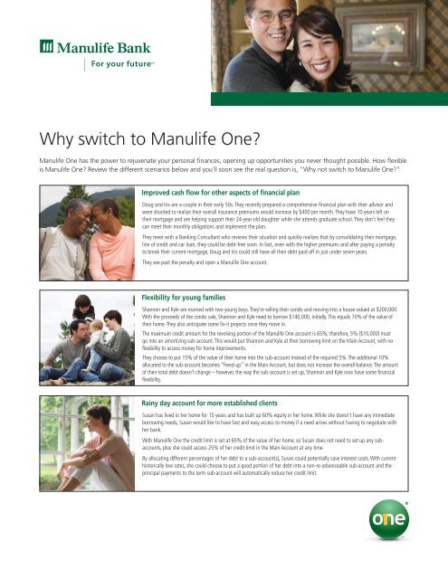 Why switch to Manulife One? - Repsource