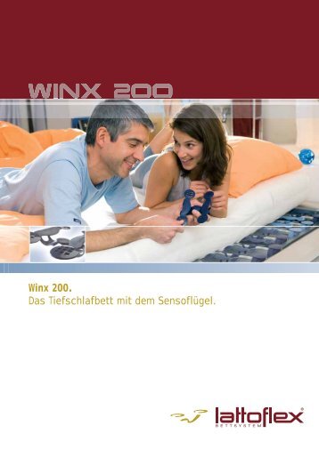 Winx 200. Das Tiefschlafbett mit dem Sensoflügel. - Betten Kirchhoff