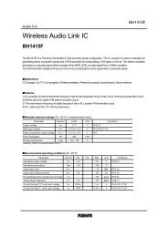 Wireless Audio Link IC - Datasheet Catalog