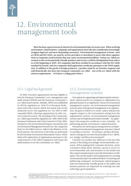 ESTONIAN ENVIRONMENTAL REVIEW 2009