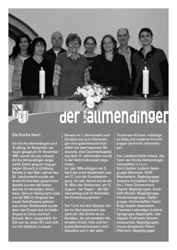 Ausgabe vom Dezember 2010 - Allmendingen-Thun