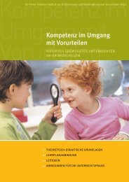 Kompetenz im Umgang mit Vorurteilen - Sir Peter Ustinov Institut